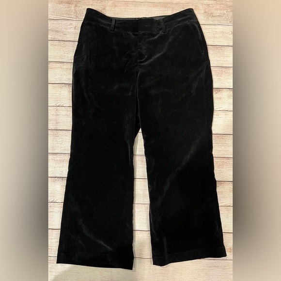 Coldwater Creek Womans Black Trouser Fit Thin Pants Super Soft 14P - Picture 1 of 7